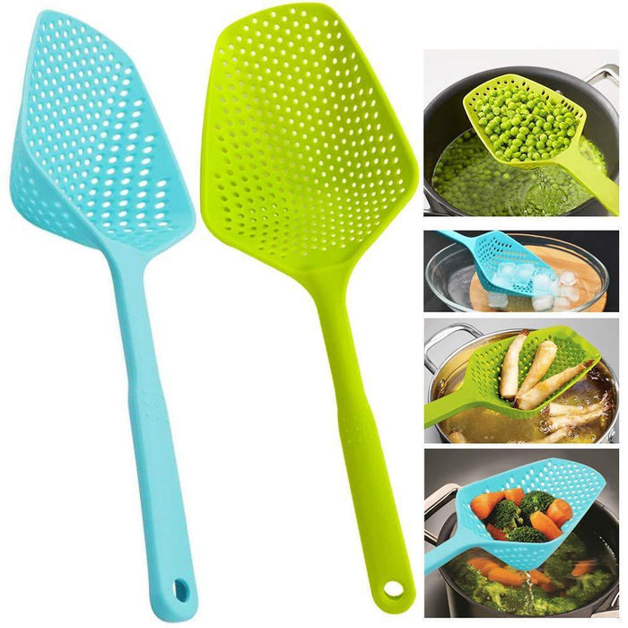 Falcon Moments Nylon Strainer Large Scoop Colander Spoon Shovel Soup Spoon Filter