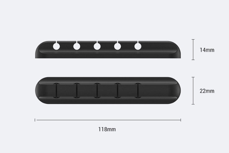 Falcon Moment Silicone cable management clamp