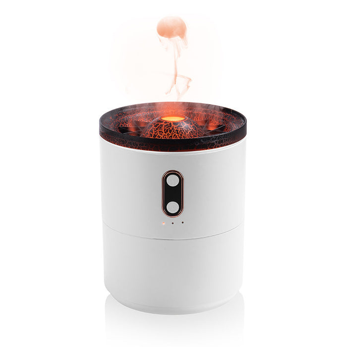 Falcon Moment Volcanic Flame Aroma Essential Oil Diffuser USB Portable Jellyfish Air Humidifier